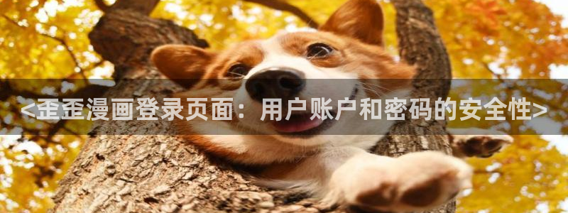 香蕉漫画在线看漫画免费阅读：<歪歪漫画登录页面：用户账户和密码的安全性>